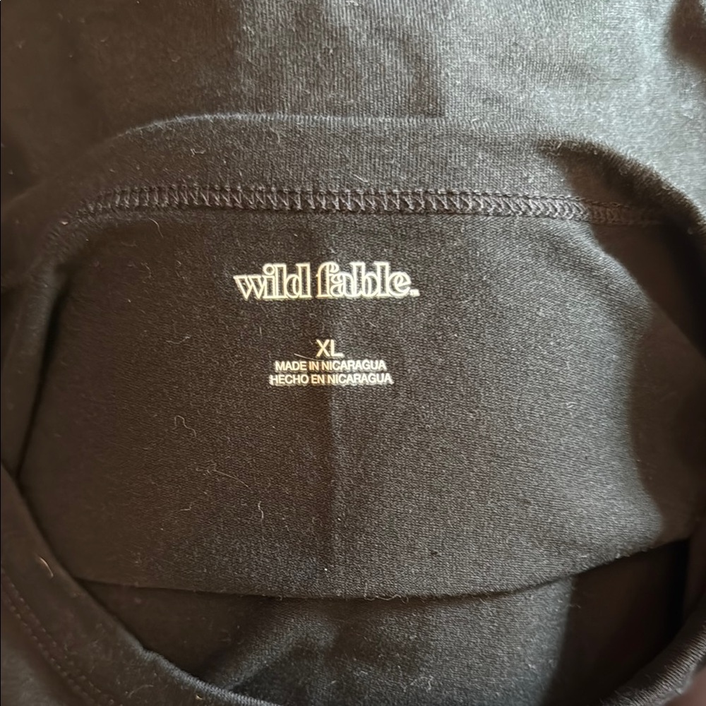 Wild Fable Classic Black Tee XL